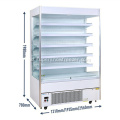 Supermarket Vertical Chiller Shelf Showcase Cefrigerator